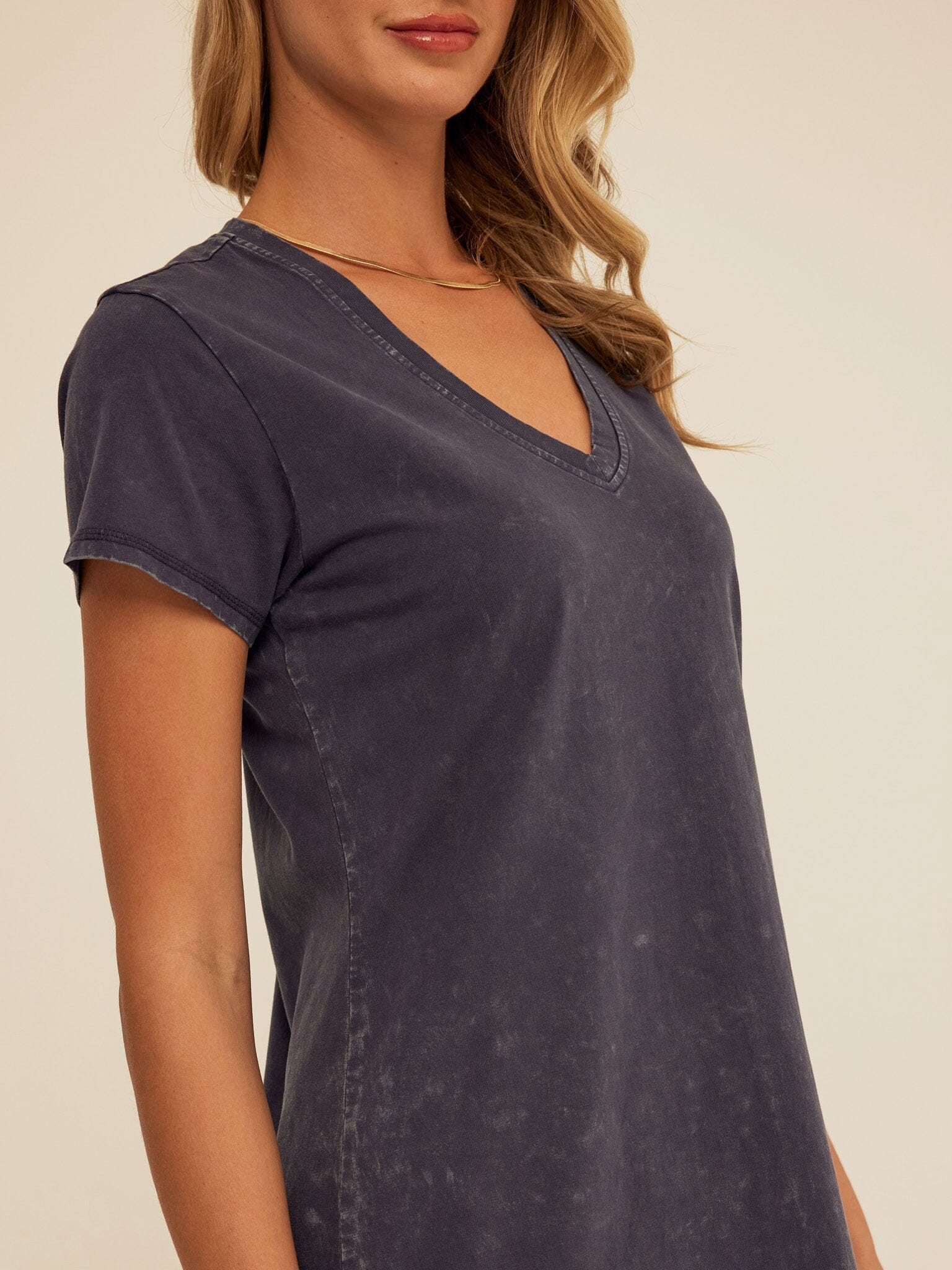 Ethel Mineral Wash Eco Jersey Midi Dress - Relaxed Casual Knit