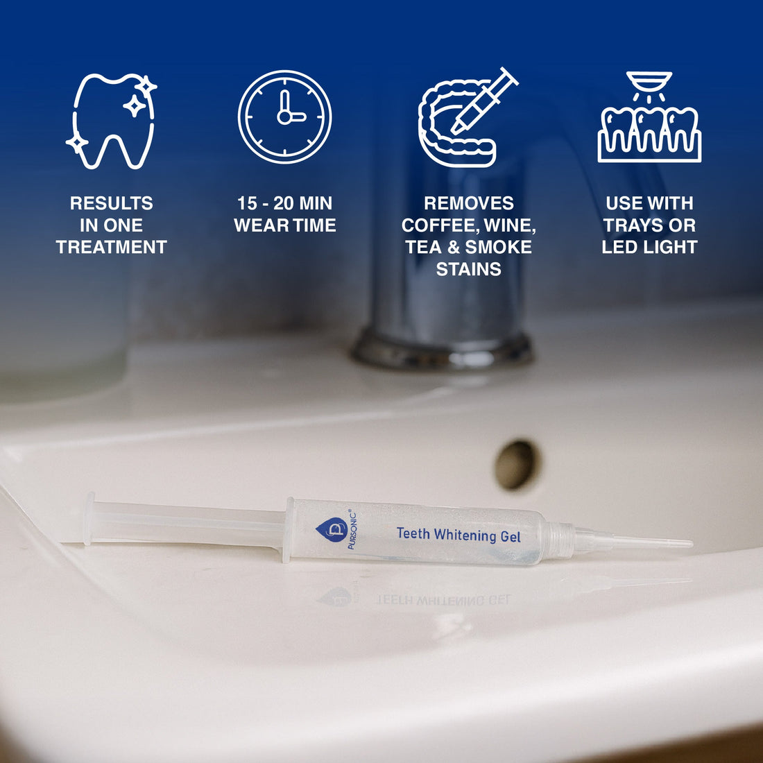 Teeth Whitening Gel  - Professional Strength Formula