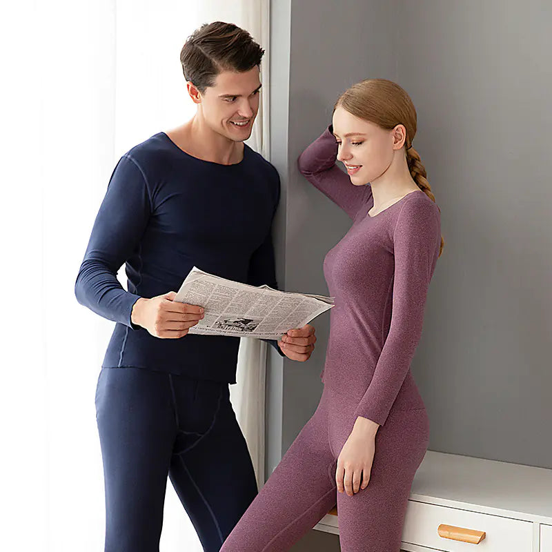 Women’s Thermal Long Johns Seamless Winter Underwear Set