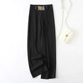 Elegant High-Waist Stretchy Wide-Leg Pants for Women
