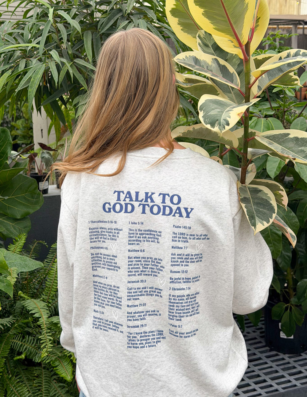 Talk to God Unisex Crewneck