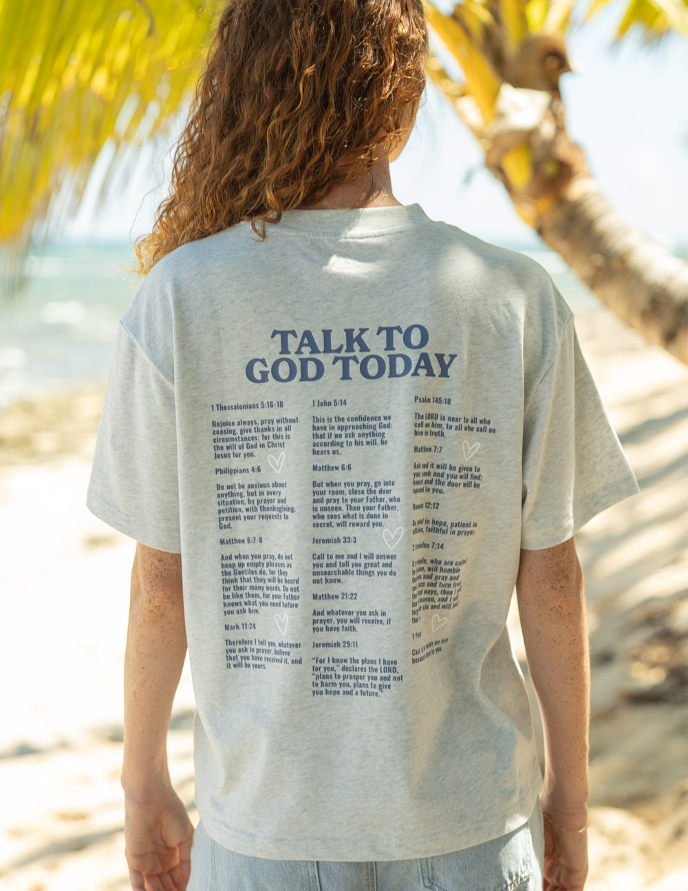 Talk to God Unisex Cotton Graphic Tee - Casual Minimalist Top