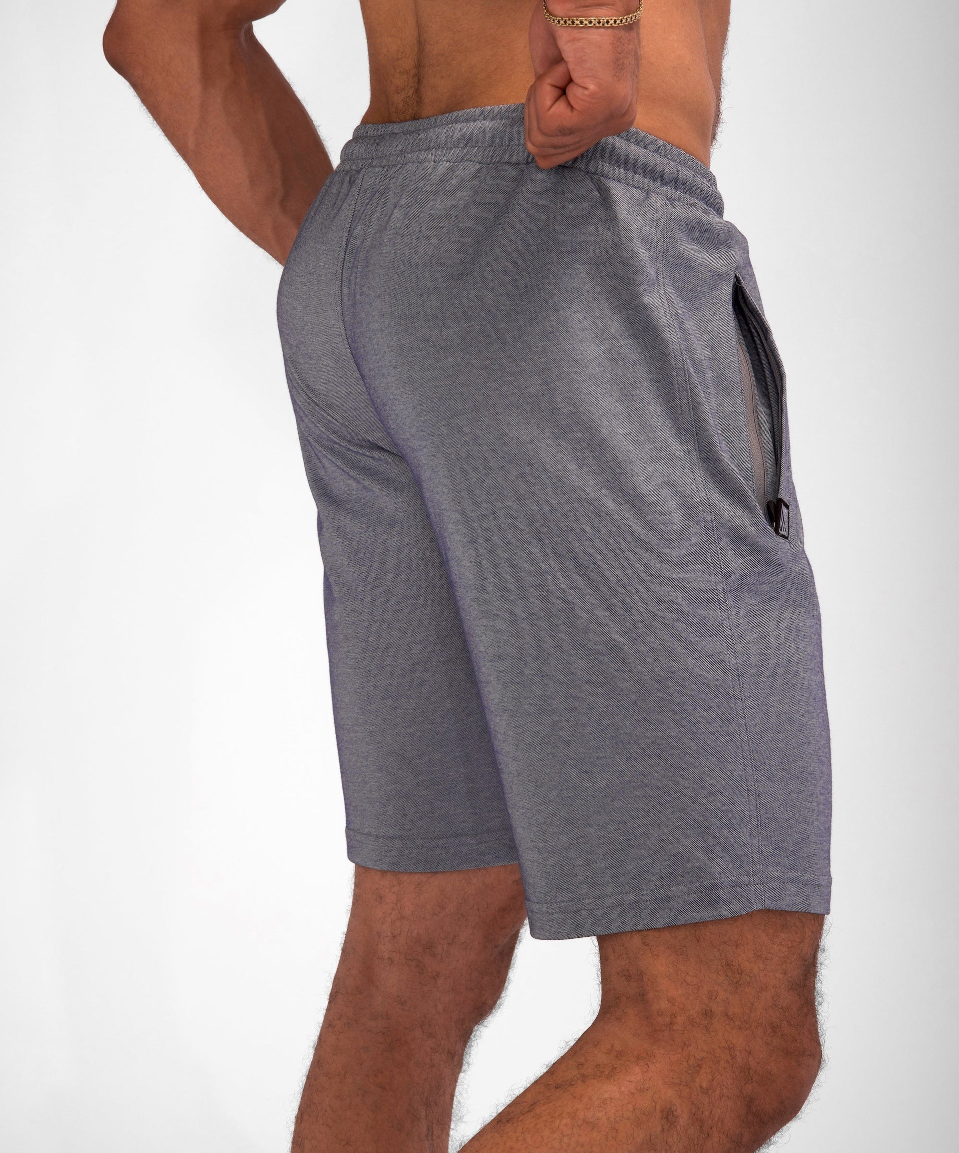 Urban Stride Men's Tall Fit Shorts in Blue - Image 10