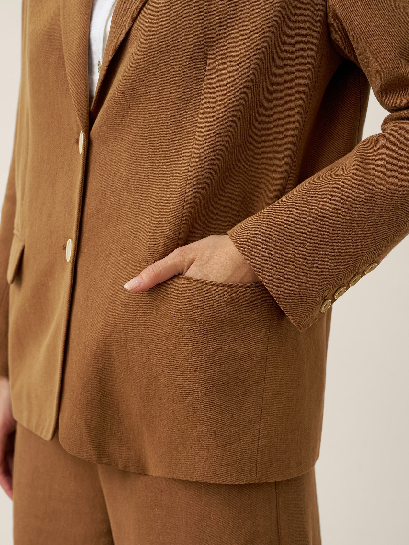 Lyocell Linen Tailored Blazer CASSIDY