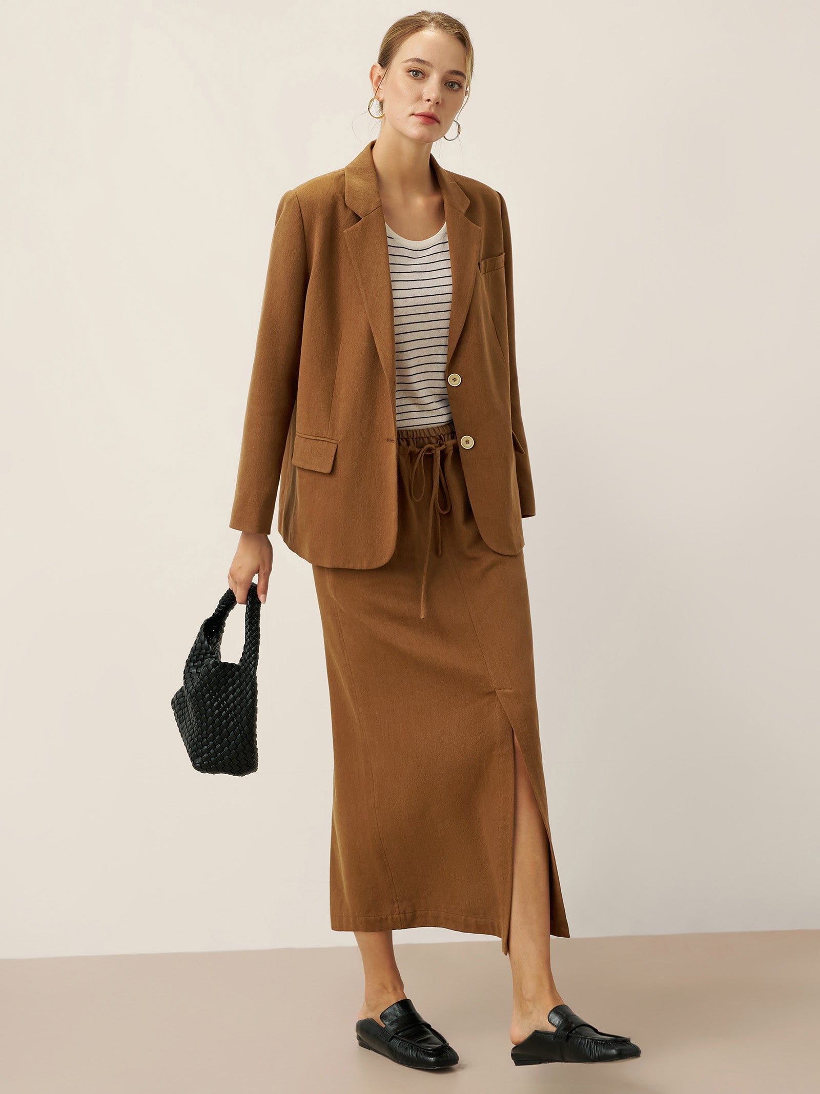Lyocell Linen Tailored Blazer CASSIDY