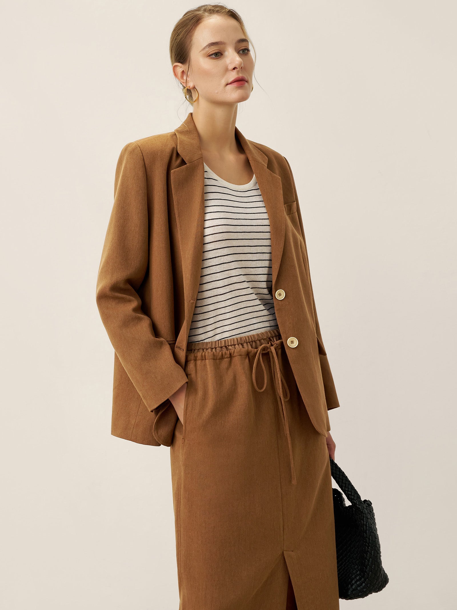 Lyocell Linen Tailored Blazer CASSIDY