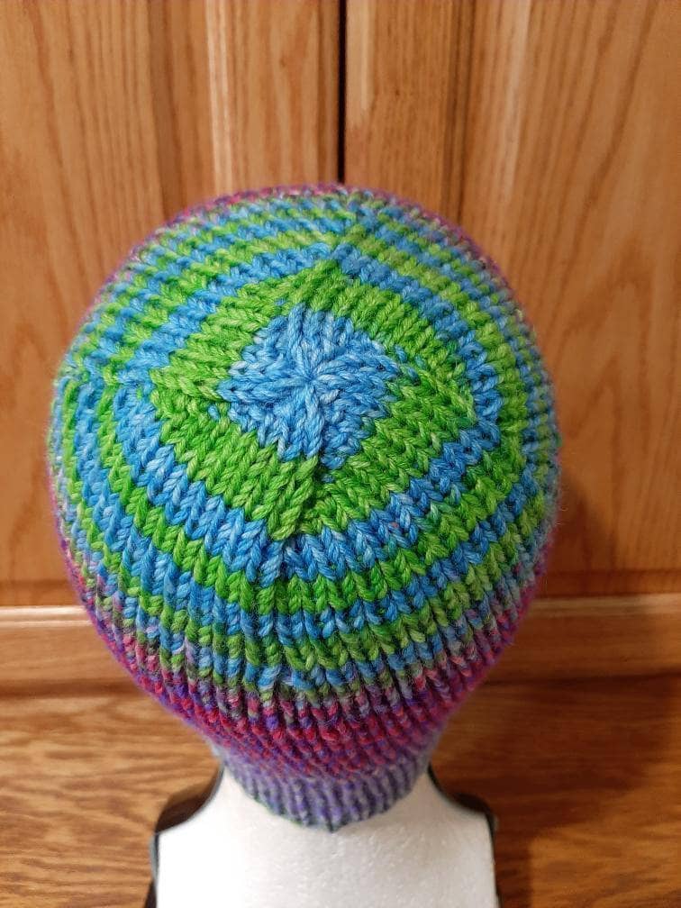 Boss Beanie Knit Pattern: Easy DIY Self-Striping Hat Tutorial