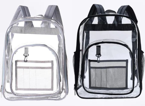 Transparent Large Capacity Waterproof Schoolbag Backpack