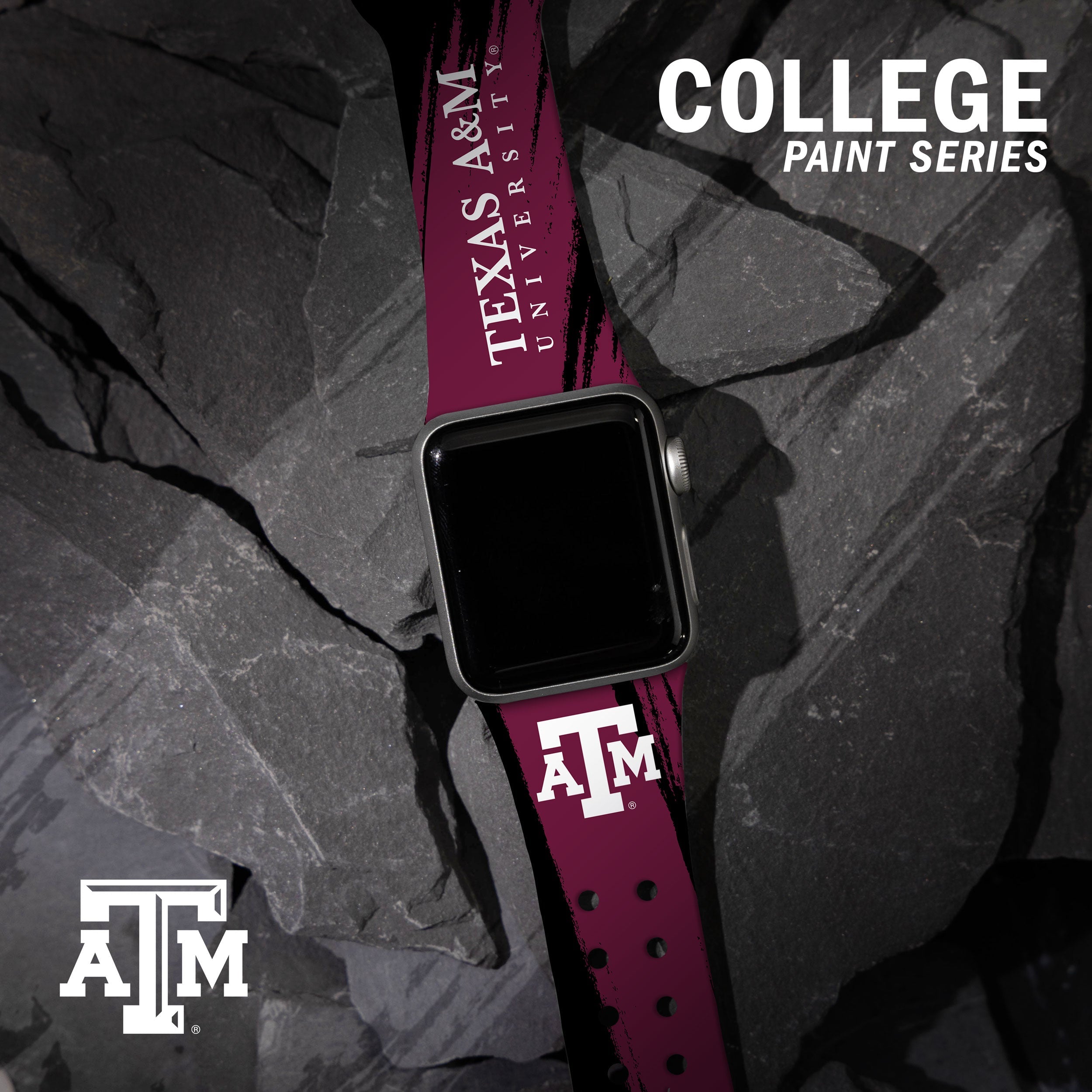 Texas A&M Aggies HD Apple Watch Band