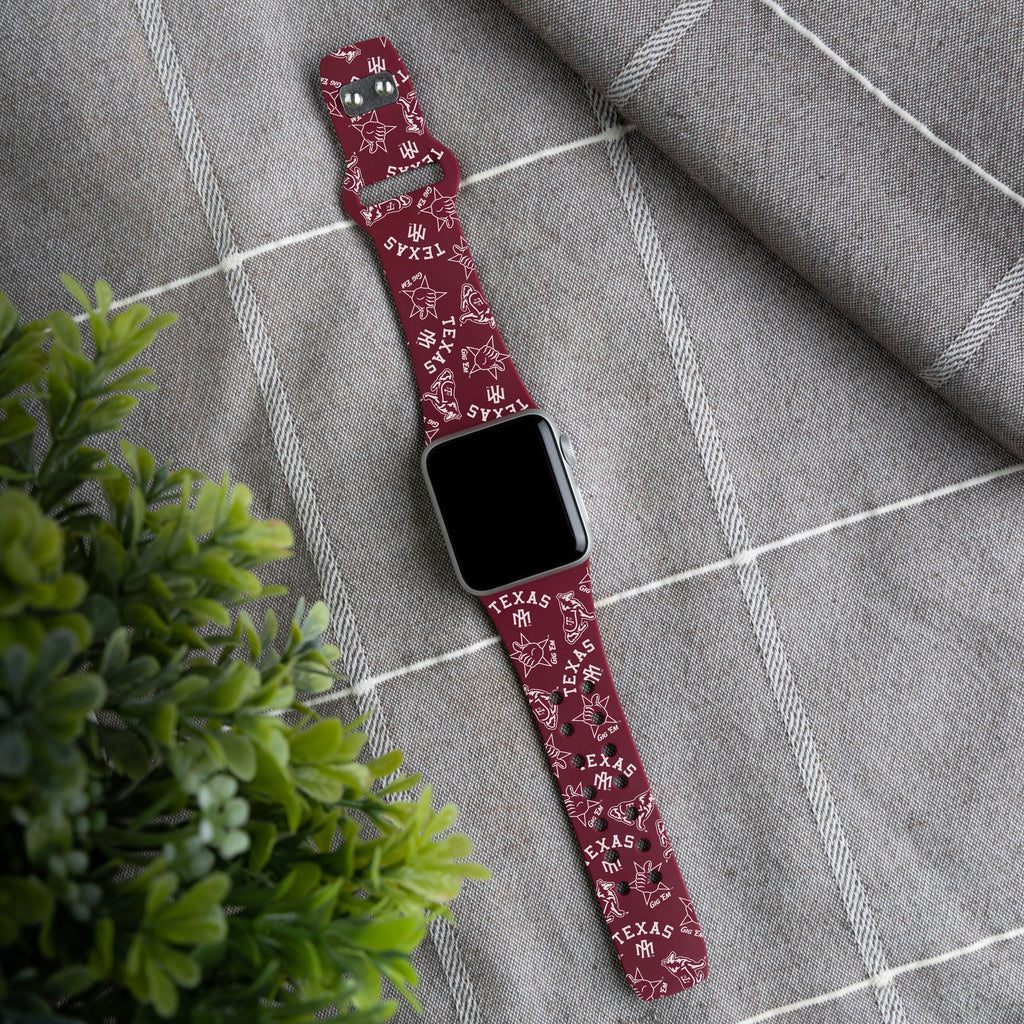 Texas A&M Aggies HD Apple Watch Band