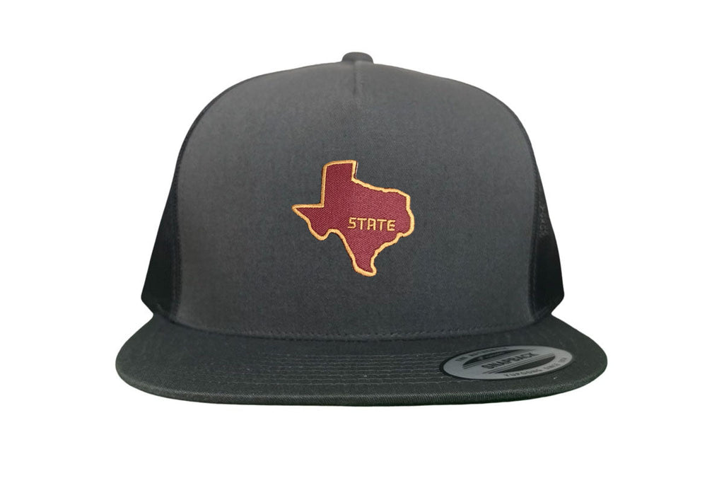 Texas State Bobcats Dad Hat Maroon and Gold Baseball Cap