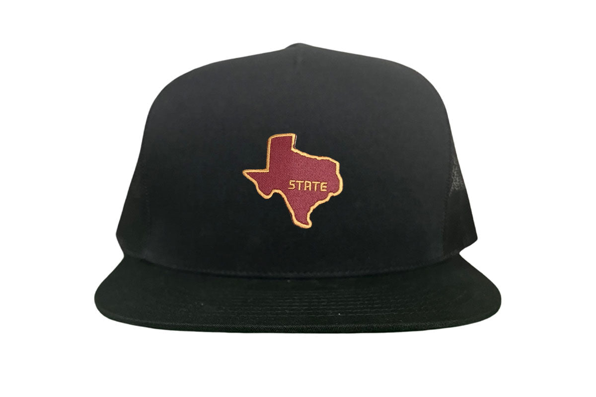 Texas State Bobcats Dad Hat Maroon and Gold Baseball Cap