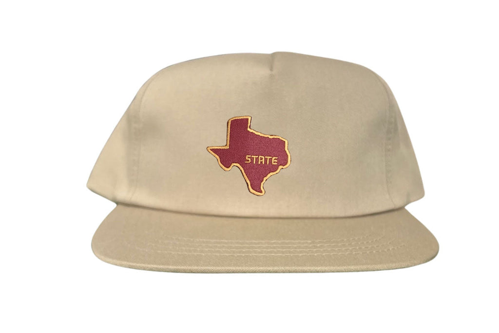 Texas State Bobcats Dad Hat Maroon and Gold Baseball Cap