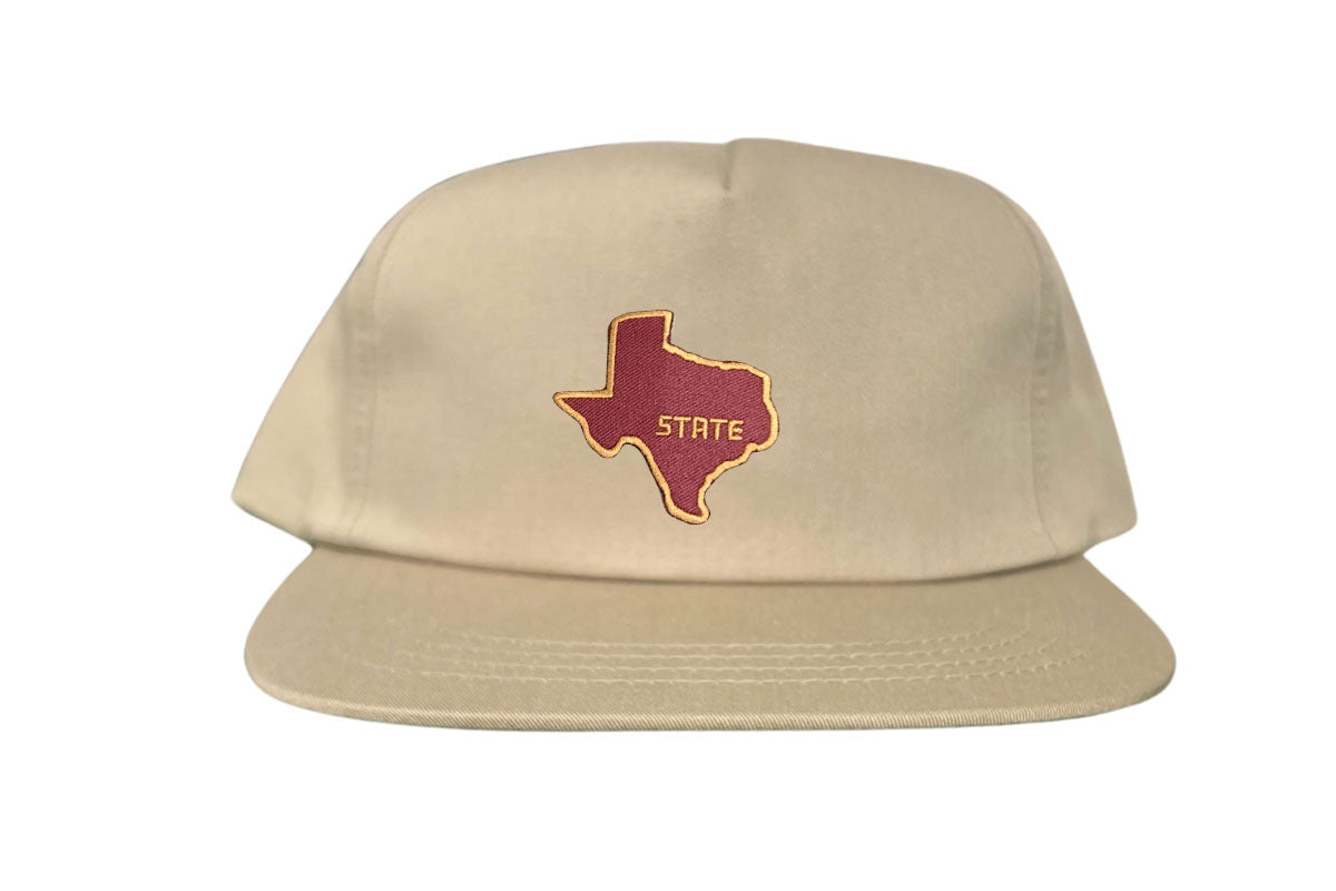 Texas State Bobcats Dad Hat Maroon and Gold Baseball Cap