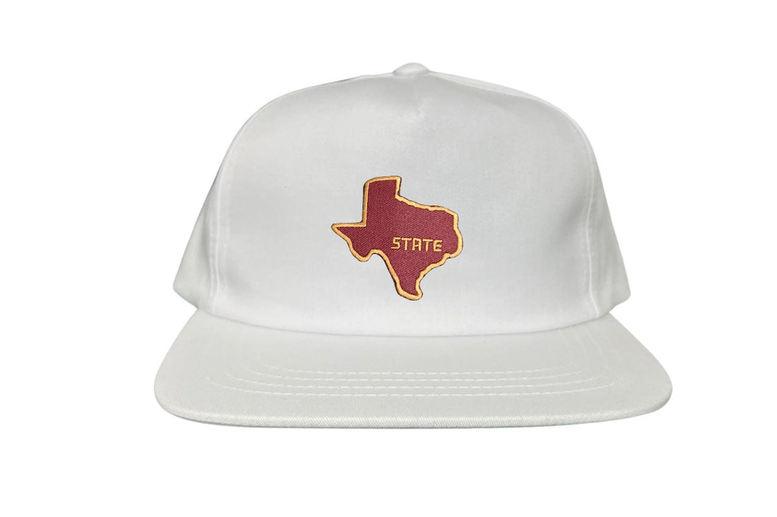 Texas State Bobcats Dad Hat Maroon and Gold Baseball Cap