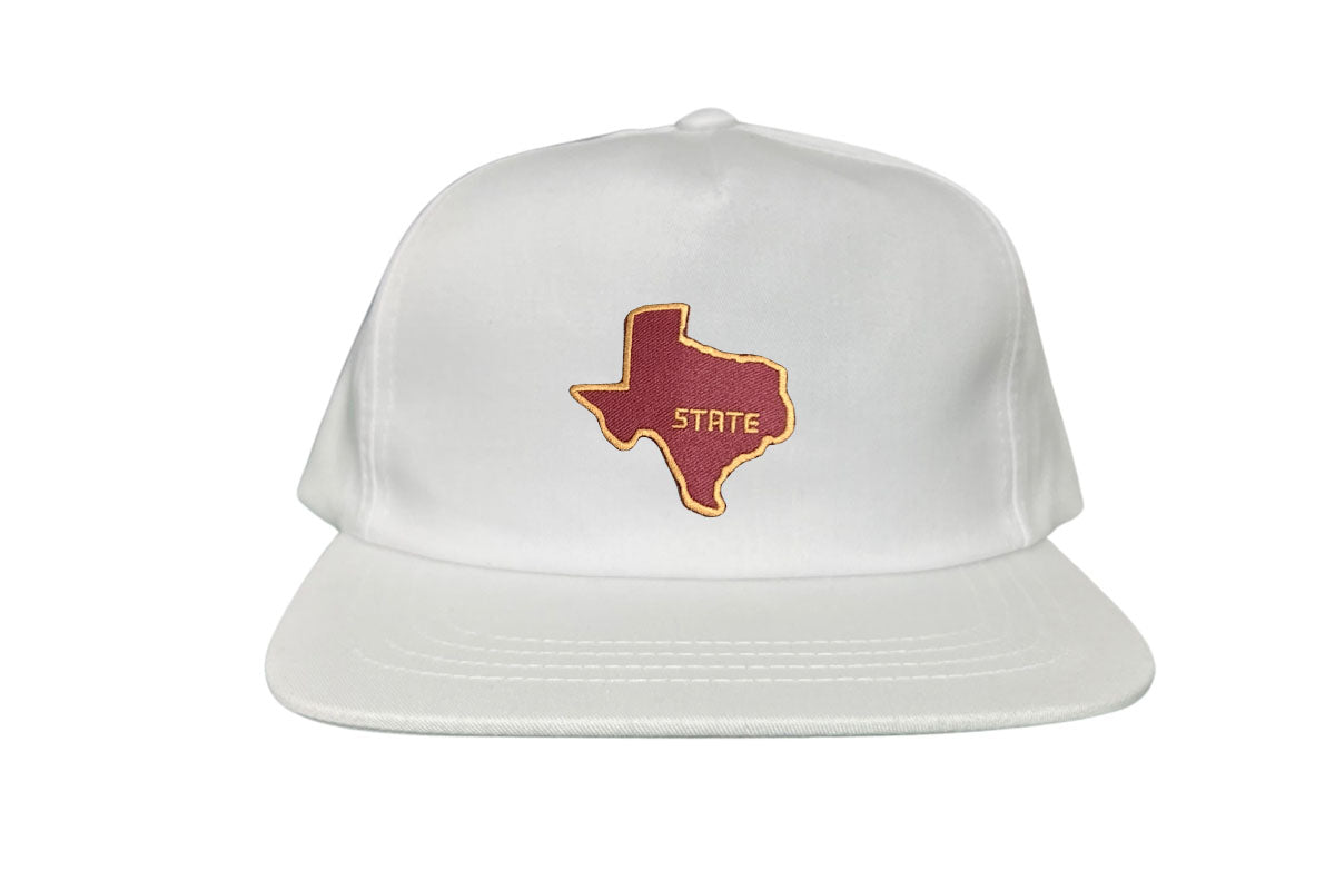 Texas State Bobcats Dad Hat Maroon and Gold Baseball Cap