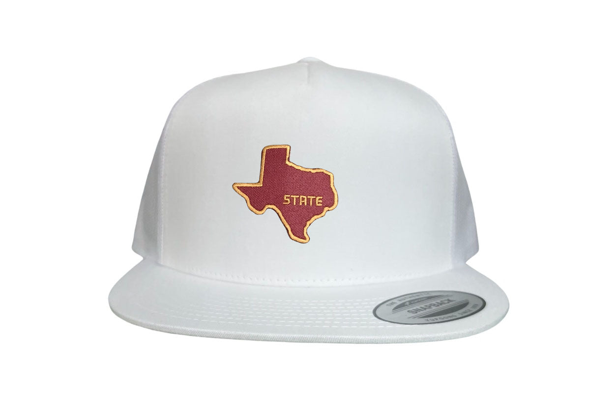 Texas State Bobcats Dad Hat Maroon and Gold Baseball Cap