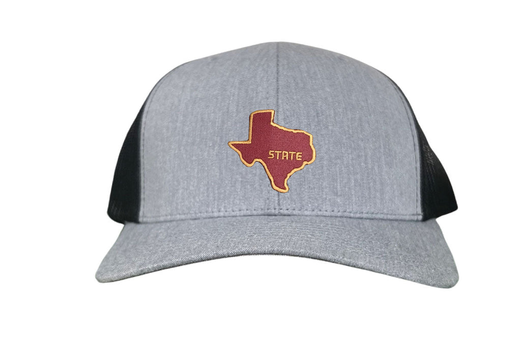 Texas State Bobcats Dad Hat Maroon and Gold Baseball Cap