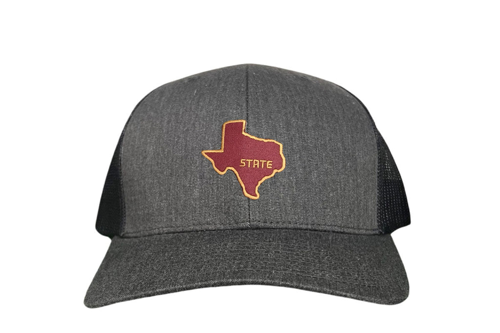 Texas State Bobcats Dad Hat Maroon and Gold Baseball Cap