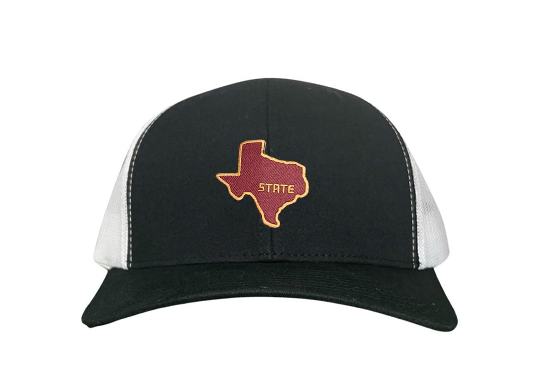 Texas State Bobcats Dad Hat Maroon and Gold Baseball Cap