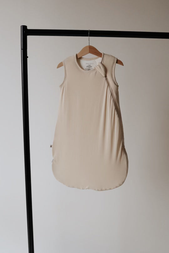 Bamboo Sleep Sack Bone | Breathable Baby Wearable Blanket