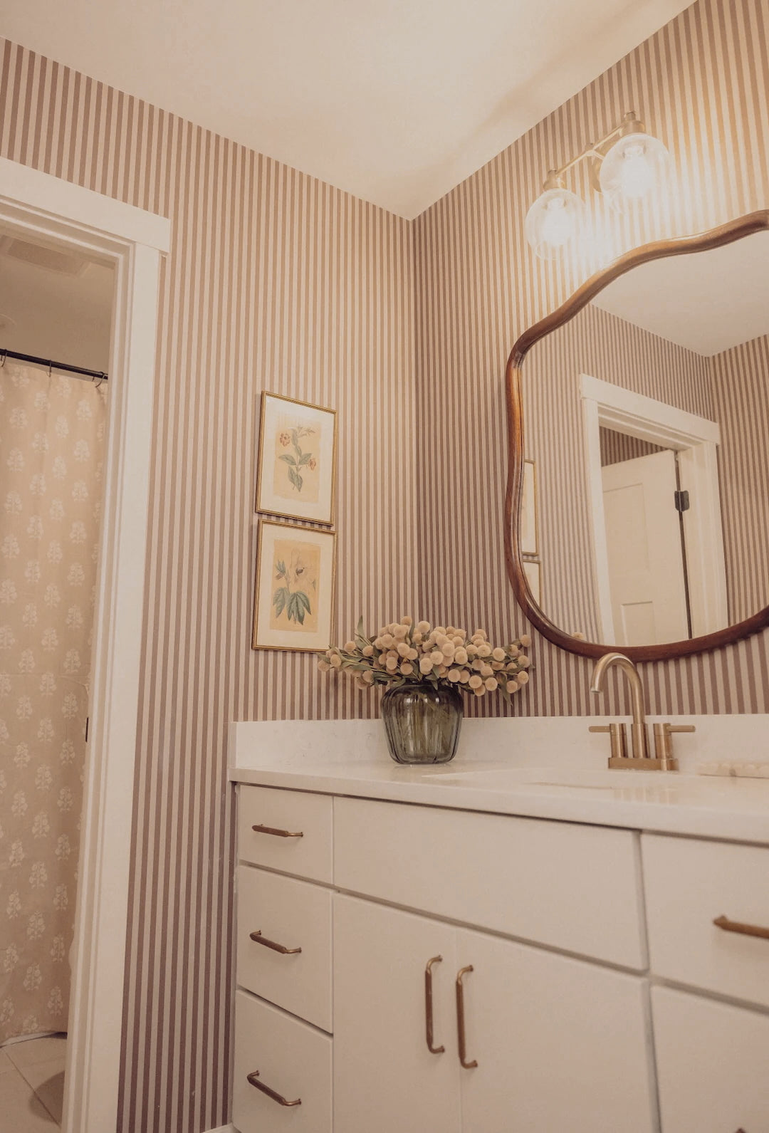 Ashbury Stripe Wallpaper Peel and Stick Removable Design