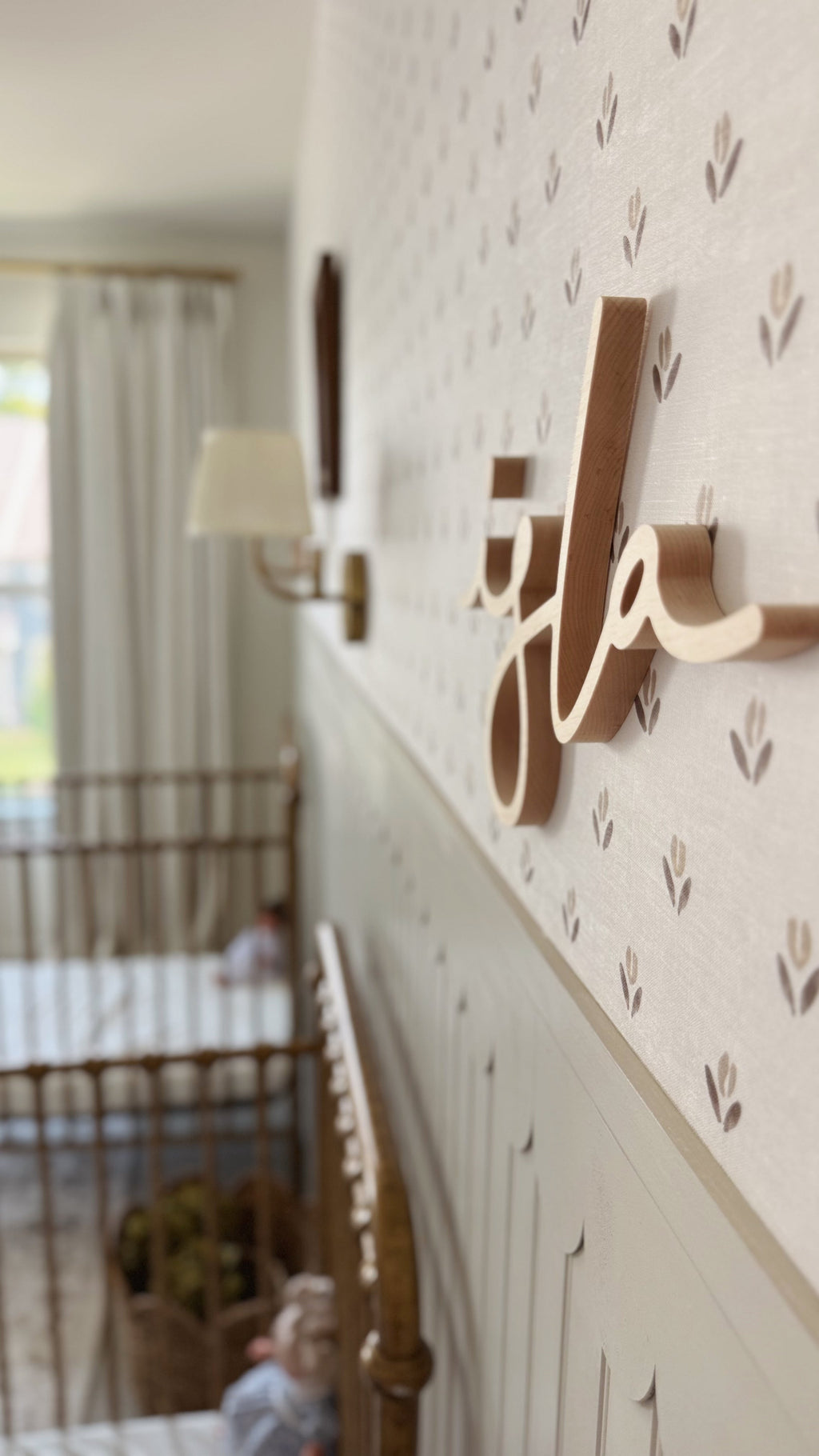 Baylor Floral Removable Wallpaper in Cream, Sage-Green & Dusty-Rose
