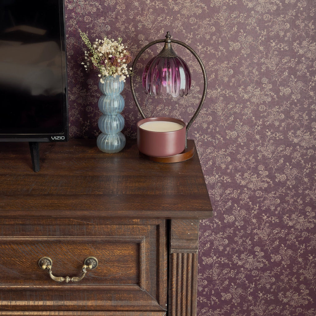 Wynne Wallpaper by Grateful Artsy Soul featuring artistic pattern on a bedroom accent wall