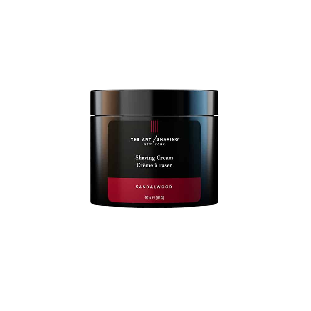 Jar of The Art of Shaving Sandalwood Shaving Cream 5 OZ