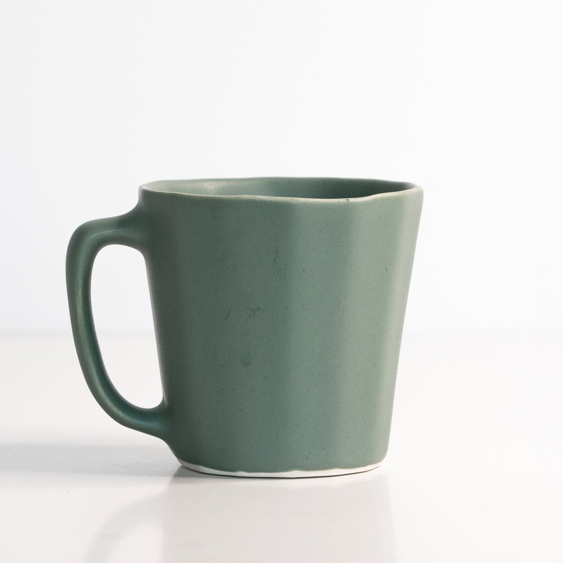 Monday Mug Handmade Porcelain Coffee Cup Matte Finish - Image 8