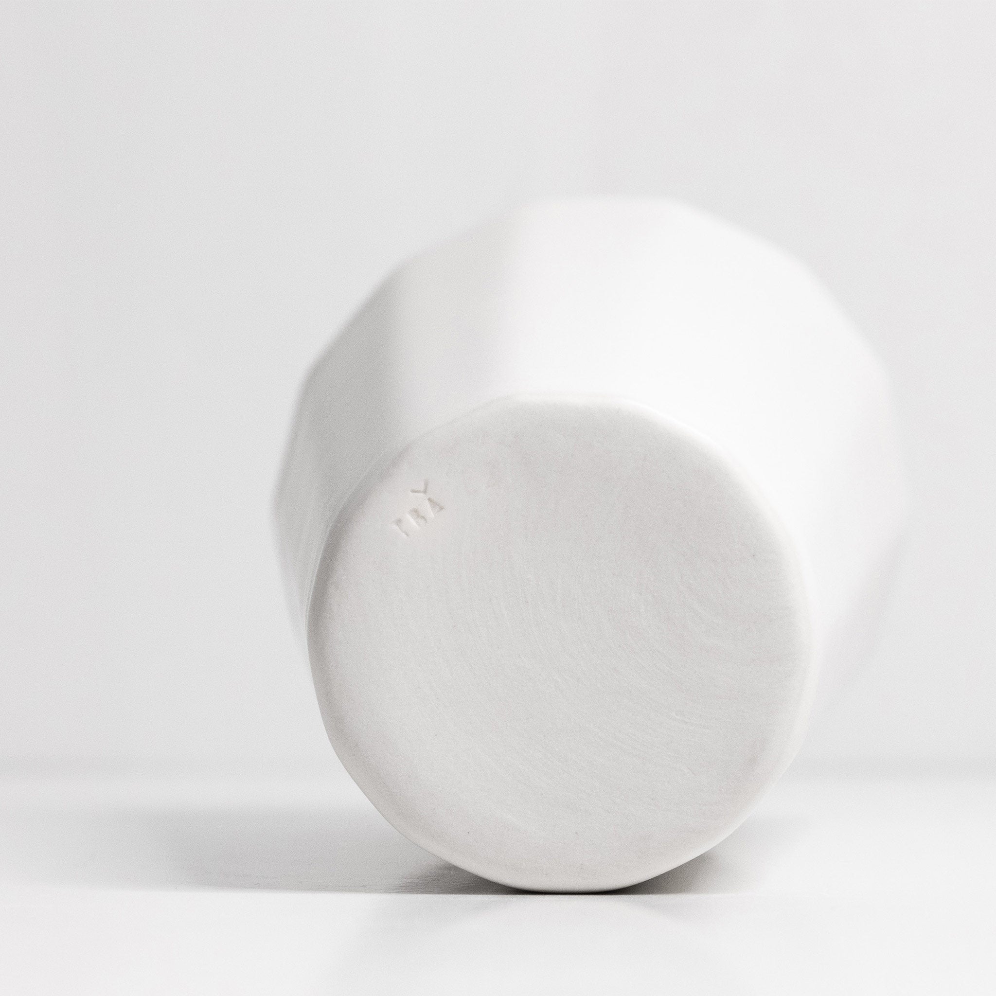 Handmade Porcelain Pint Cup Matte Modern Ceramic Drinkware - Image 9