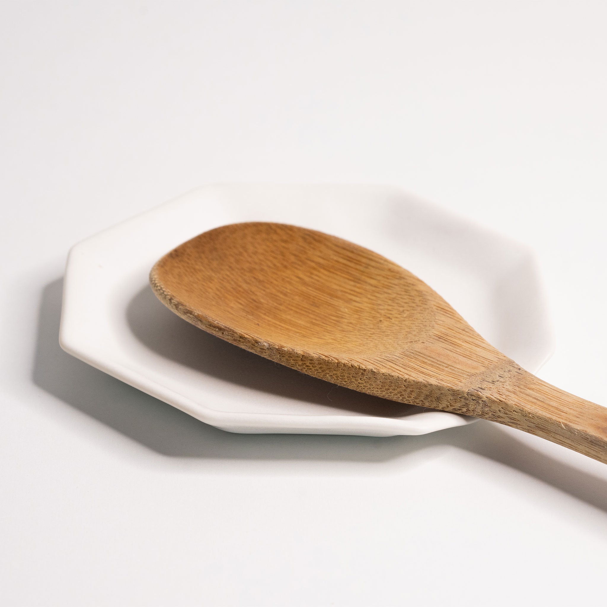 Handmade Porcelain Spoon Rest for Kitchen Countertop Organization