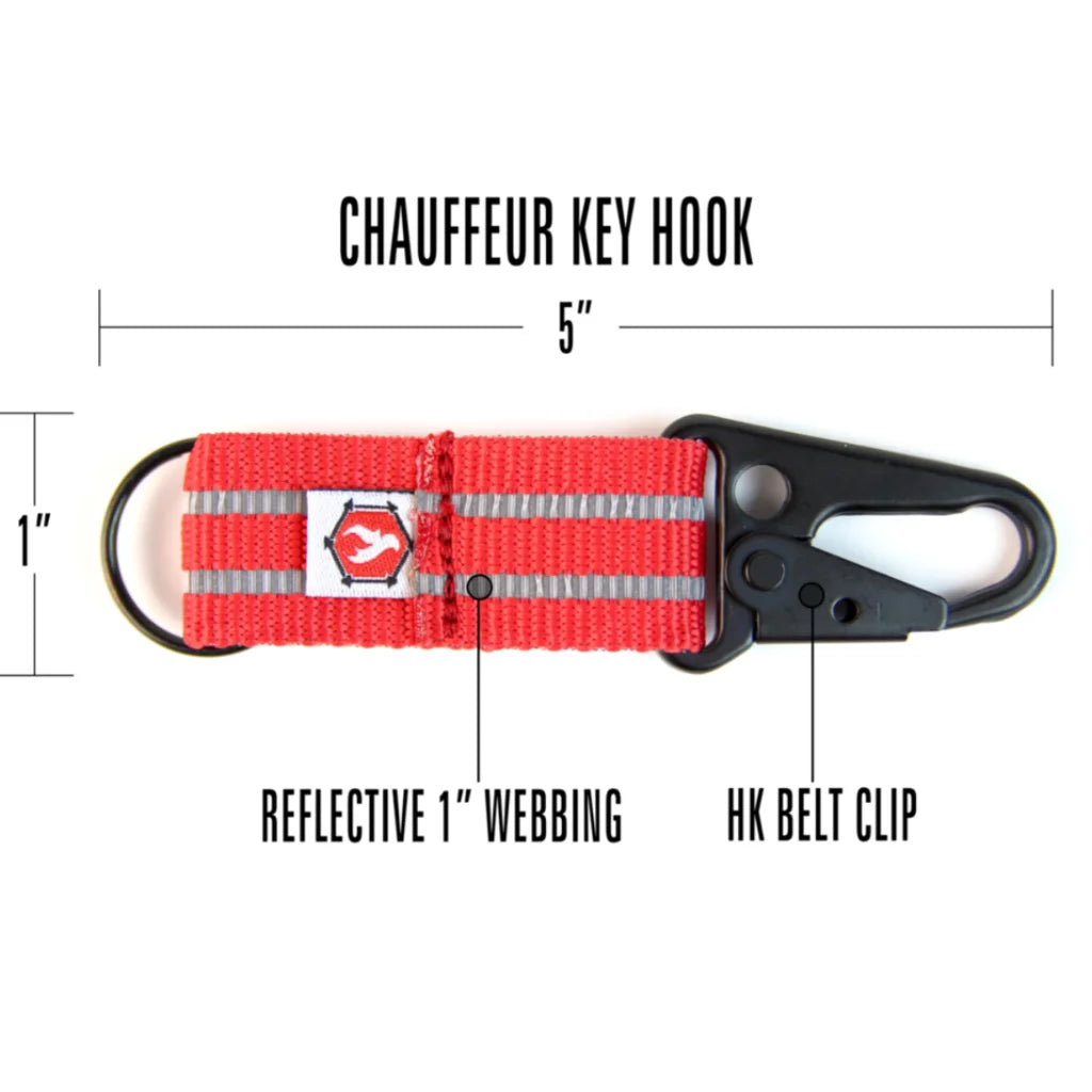 The Chauffeur Reflective Keychain Clip – Durable Utility Gear