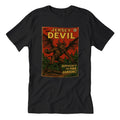 Jersey Devil Number One graphic t-shirt featuring high-contrast local cryptid artwork.