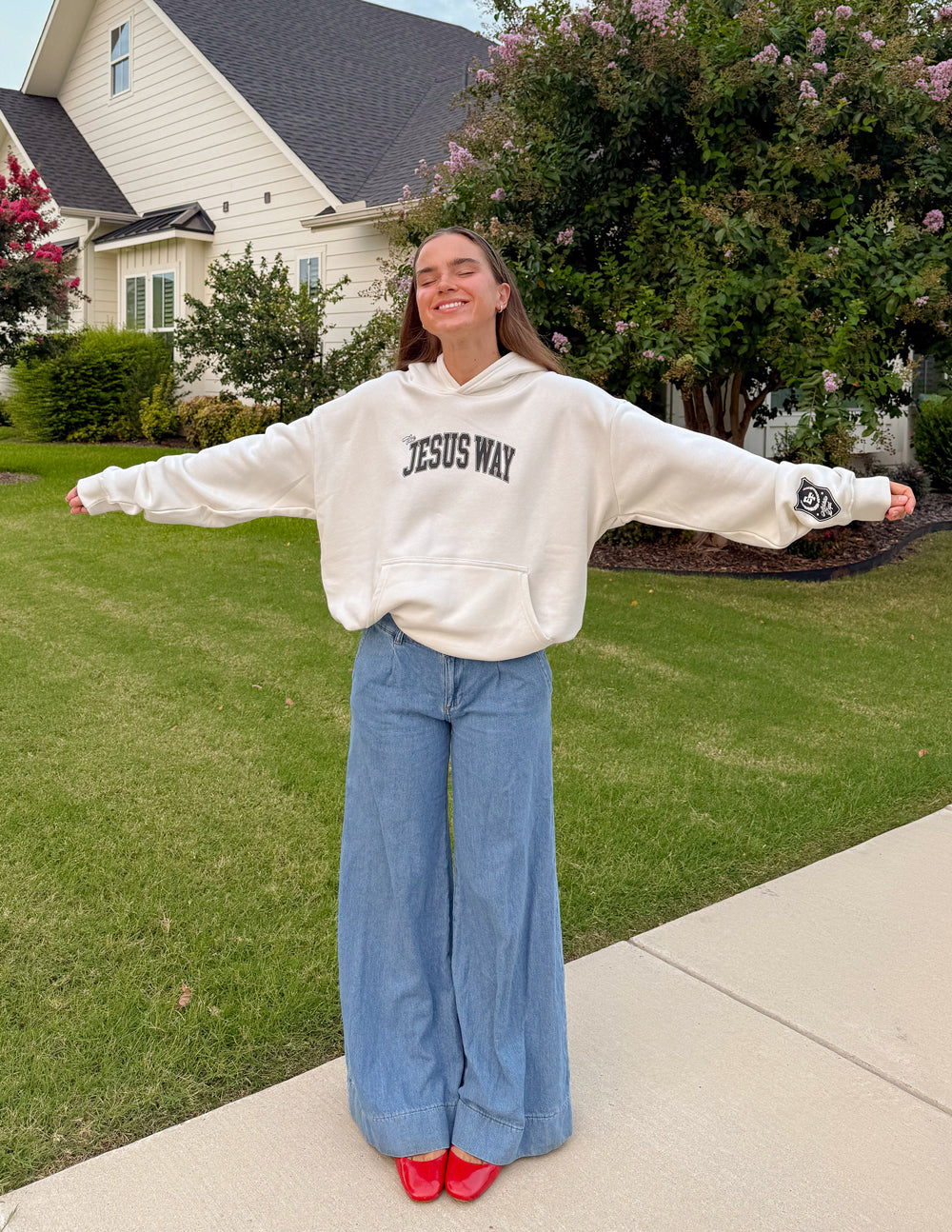 The Jesus Way Unisex Hoodie: Relaxed Fit Streetwear Graphic Top