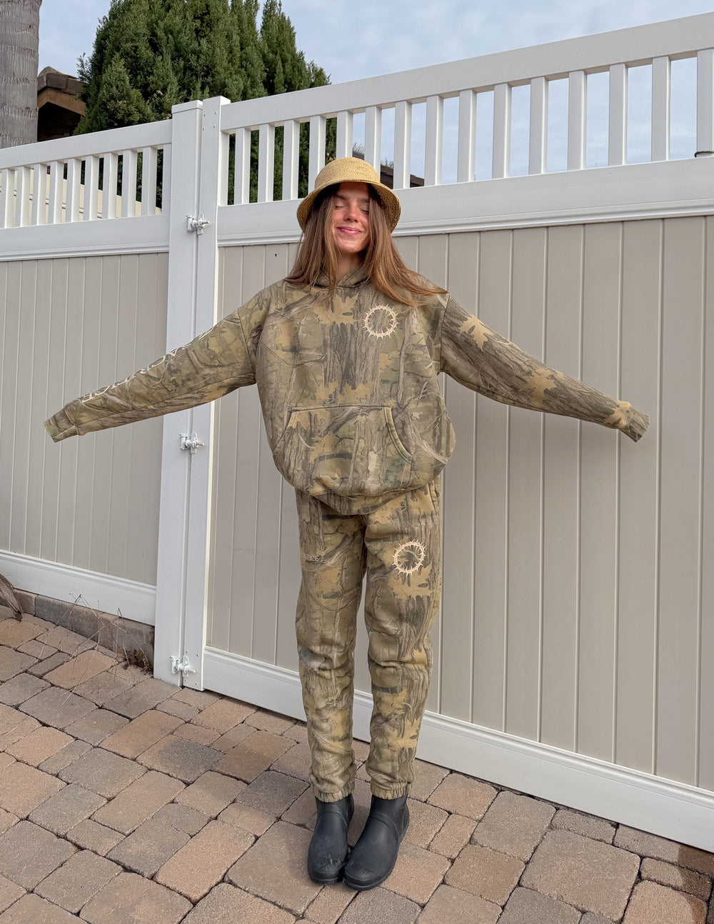 The Sacrifice Unisex Camo Sweatpants: Relaxed Cotton Streetwear