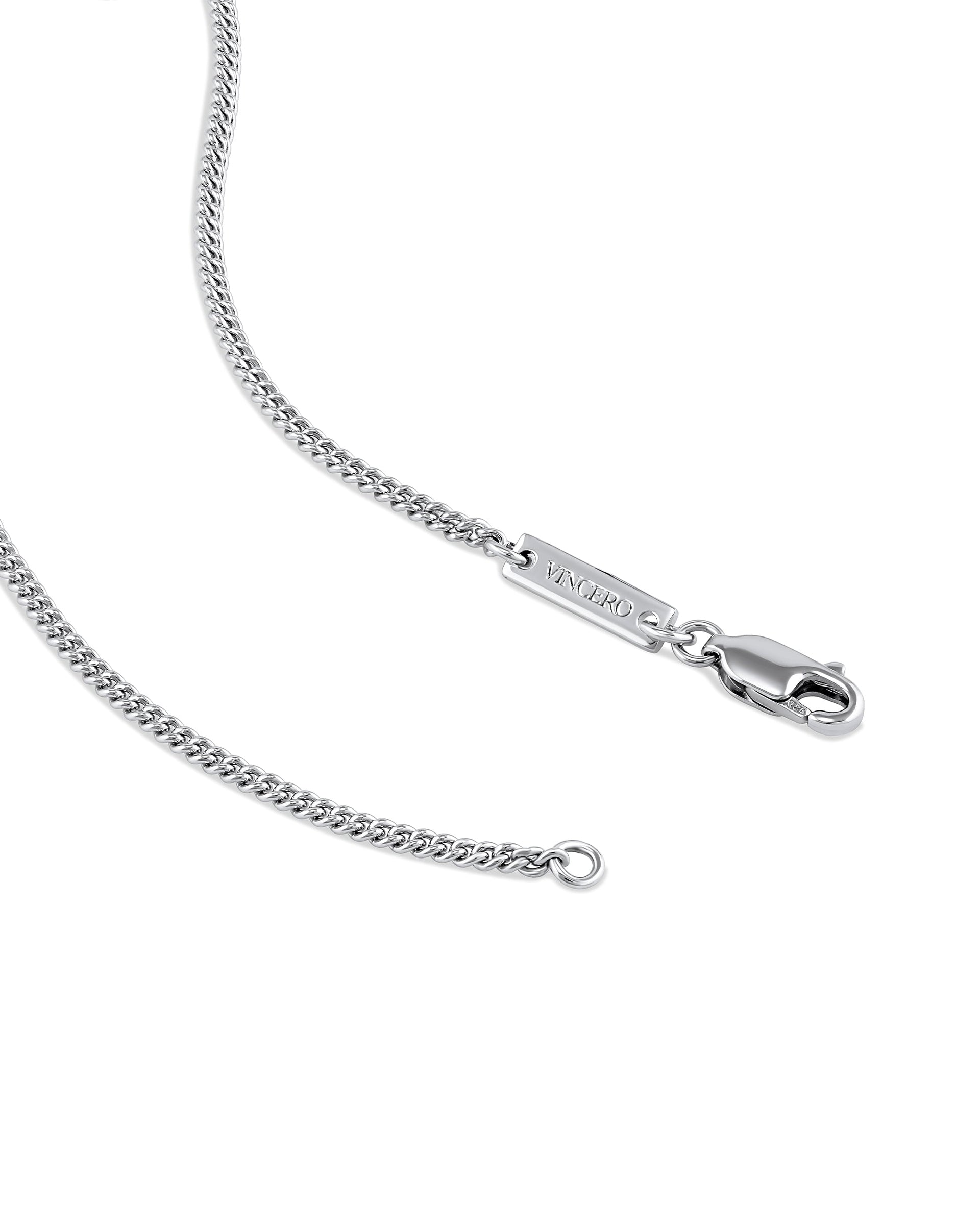 Sapphire Gemstone Cross Pendant in 925 Sterling Silver