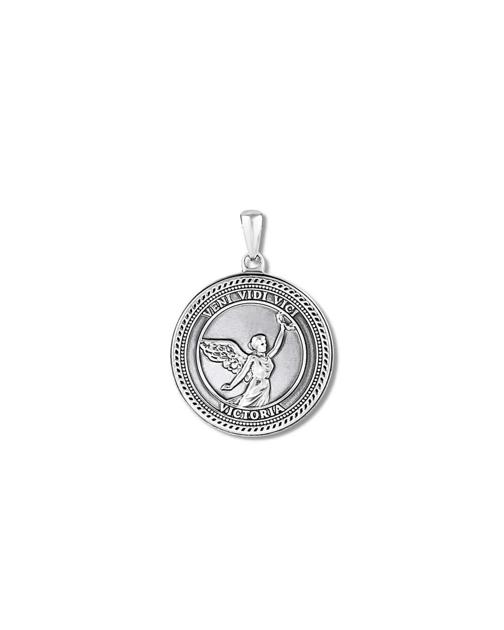 Veni Vidi Vici Goddess Victoria Pendant Necklace in Sterling Silver