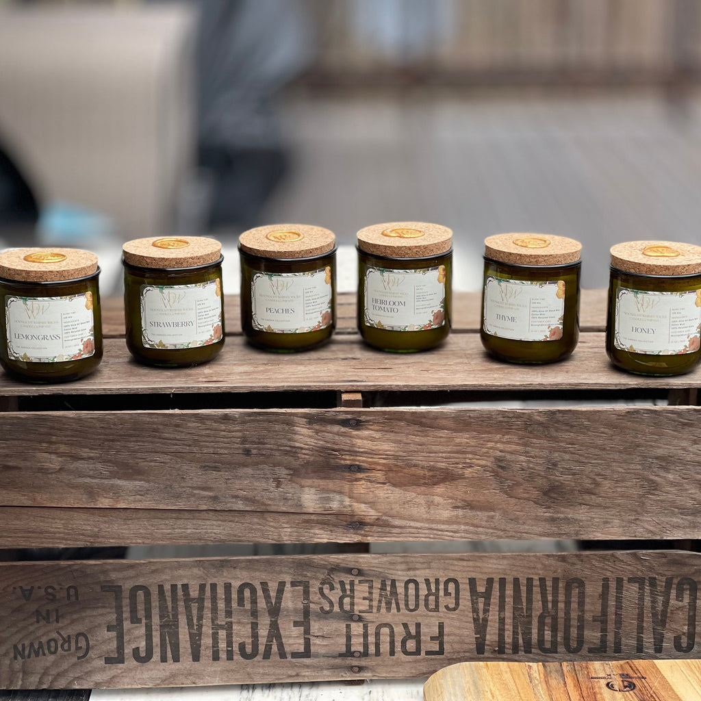 Strawberry Candle | Luxury Olive Oil Wax Candle