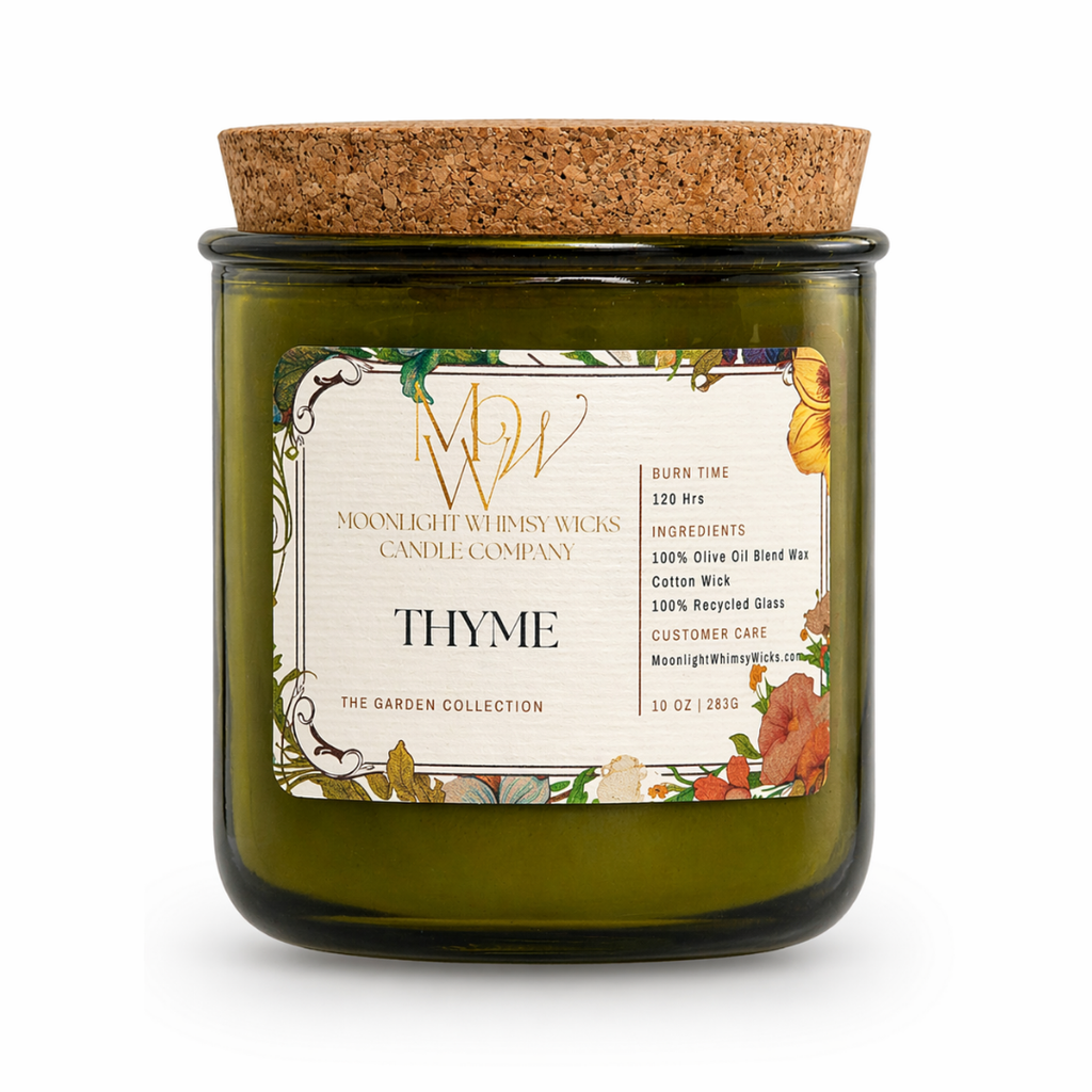 Thyme Candle | Luxury Olive Oil Wax Candle