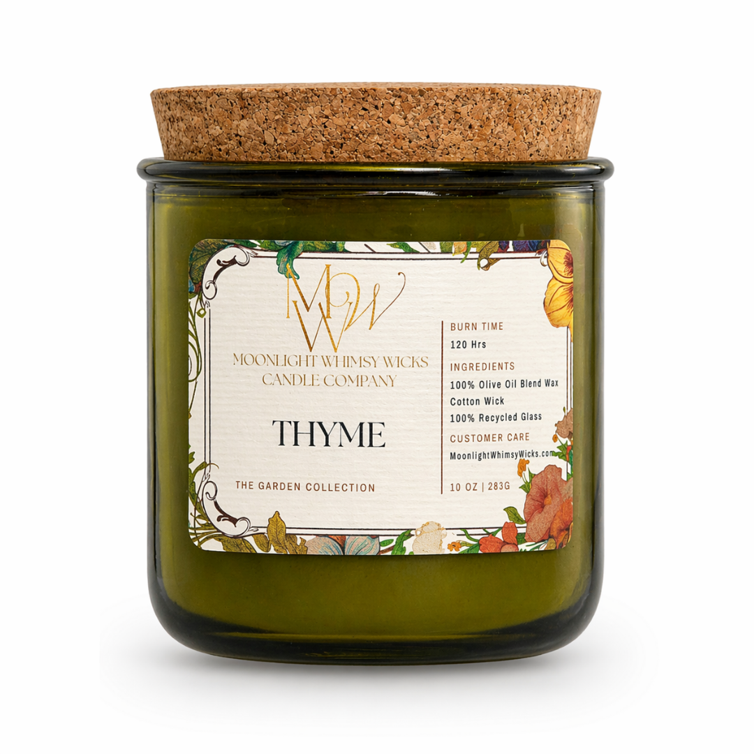 Thyme Candle | Luxury Olive Oil Wax Candle