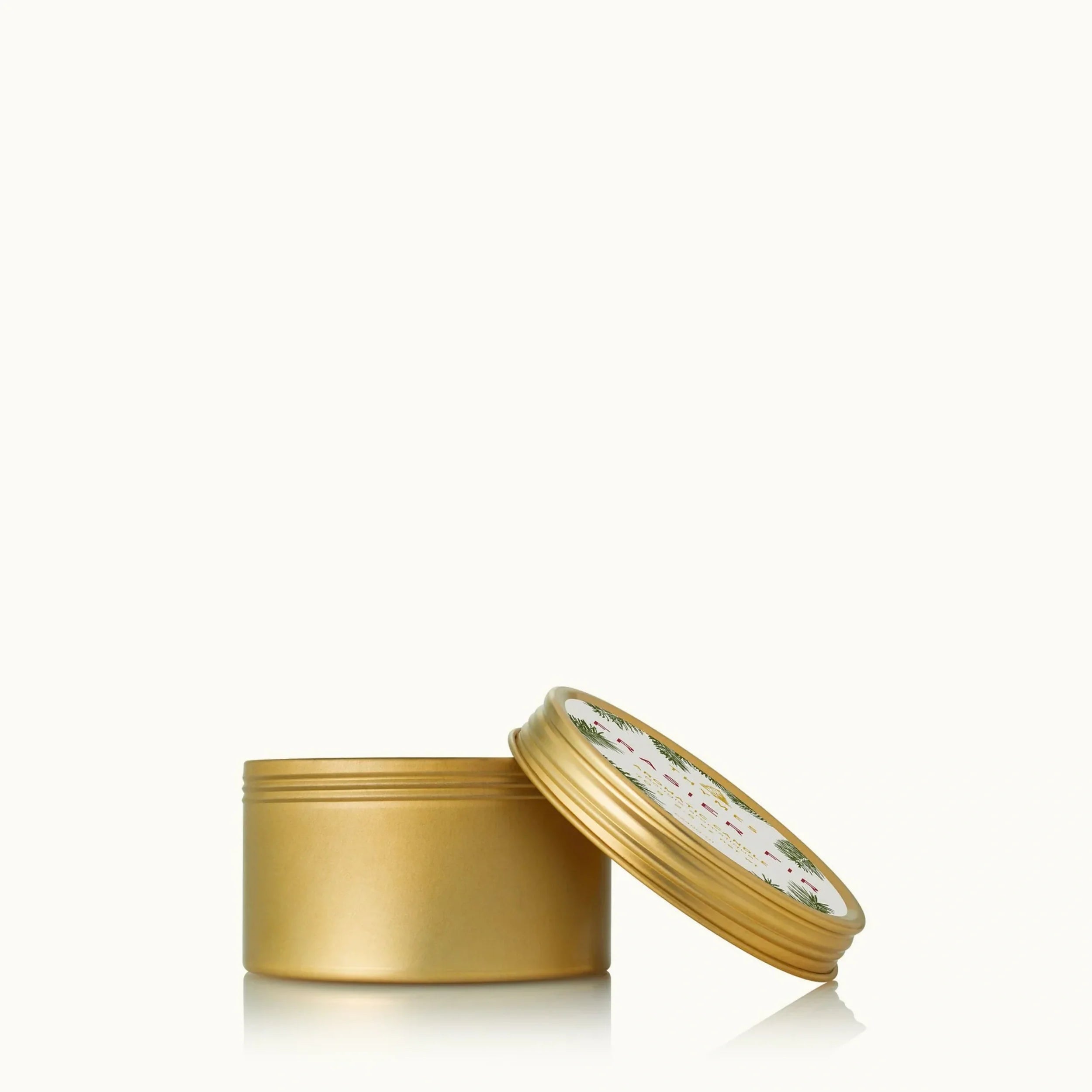 Frasier Fir Poured Candle Tin with Gold Lid 6.5 oz