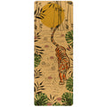 Yoloha Original cork yoga mat featuring an animal print design and nature-inspired aesthetic