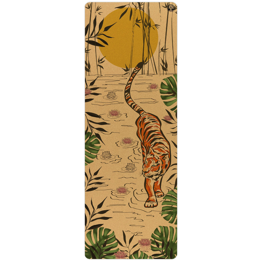 Tiger Lotus Unity Pro Cork Yoga Mat for Superior Grip and Comfort