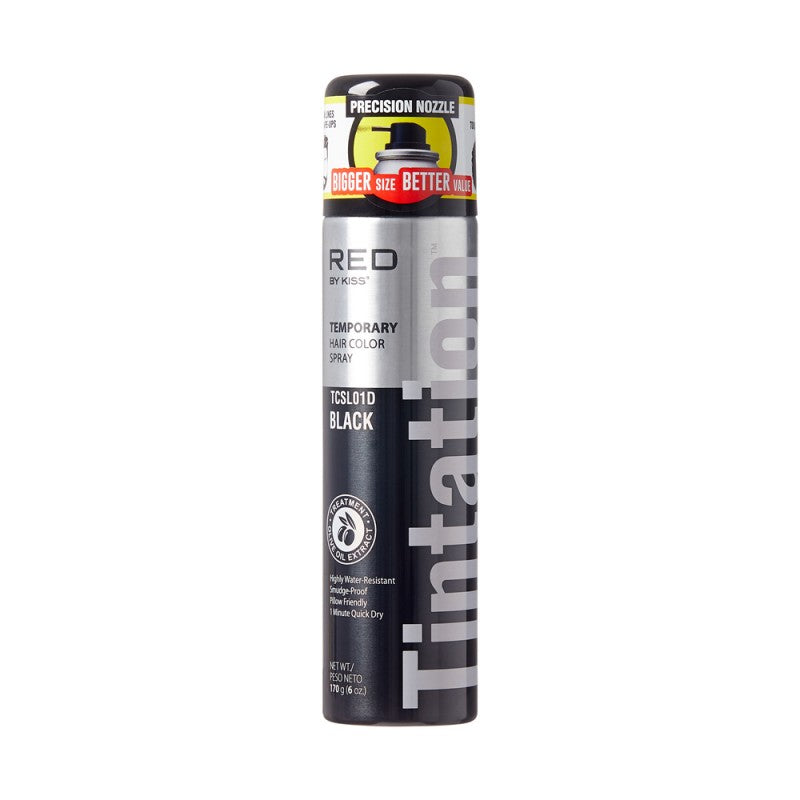 Temporary Hair Color Spray for Gray Coverage - Black & Brown Shades