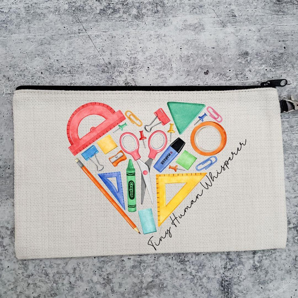 Tiny Human Wrangler Make-up bag for Teacher