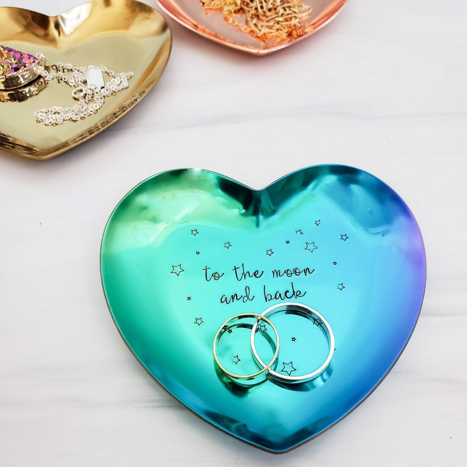 To The Moon and Back Celestial Trinket Dish
