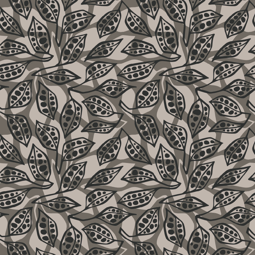 Toby Modern Botanical Abstract Removable Wallpaper