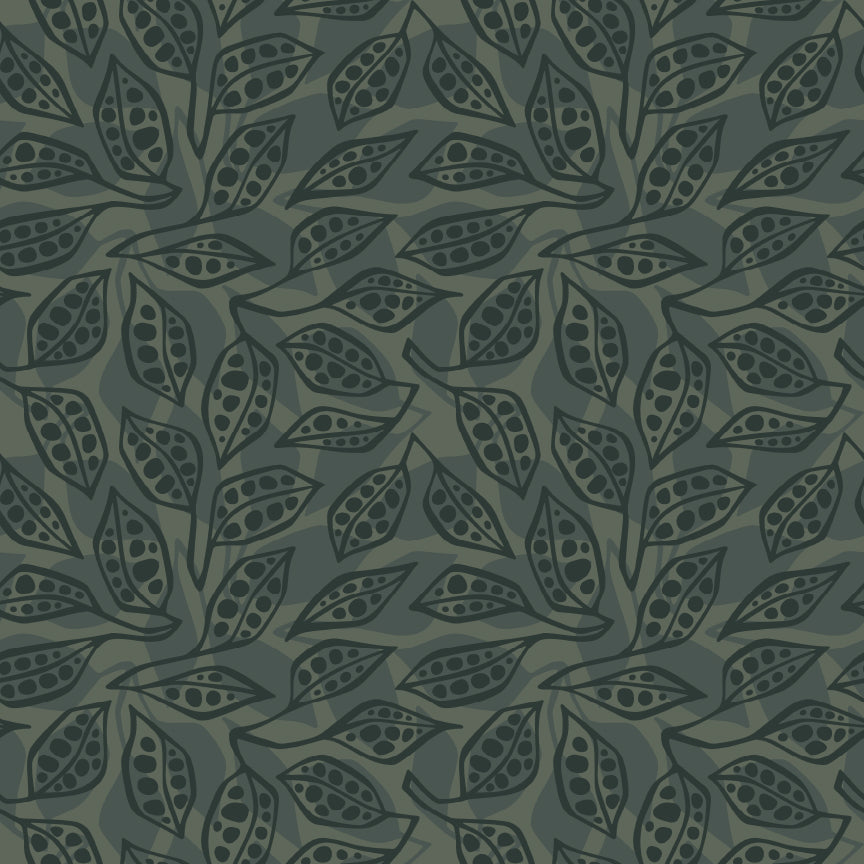 Toby Modern Botanical Abstract Removable Wallpaper