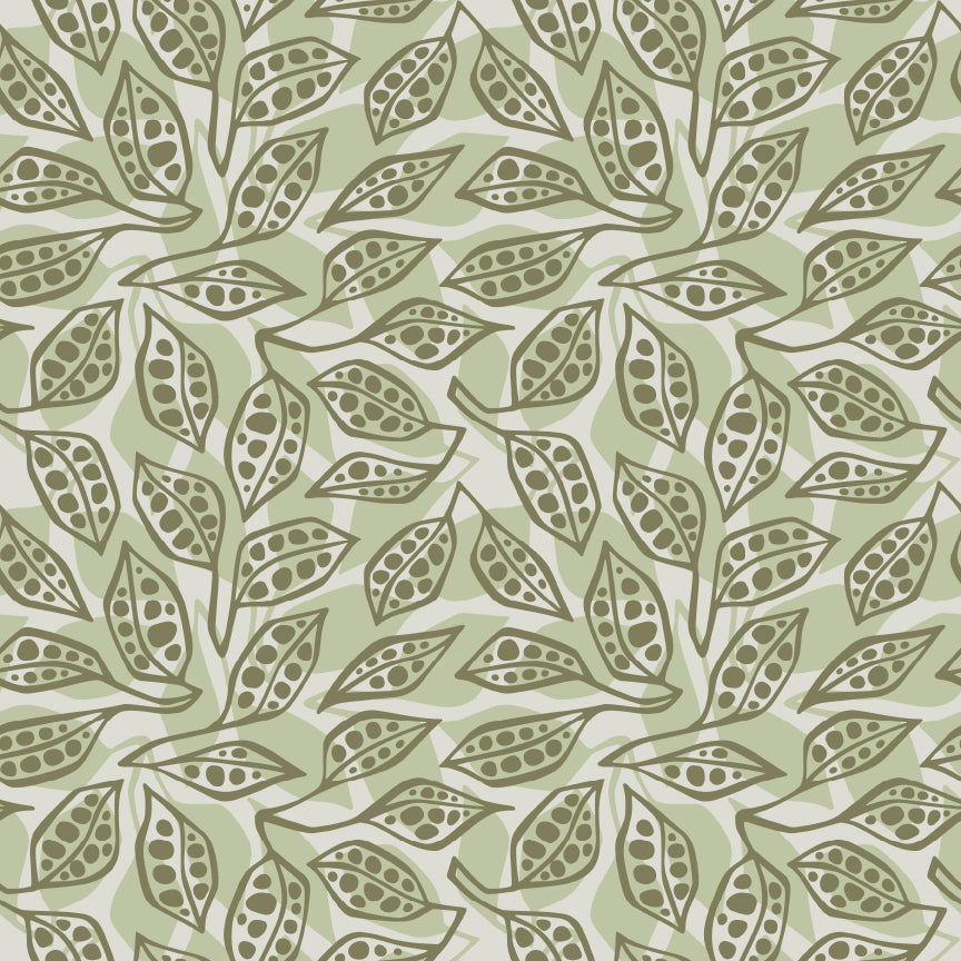 Toby Modern Botanical Abstract Removable Wallpaper